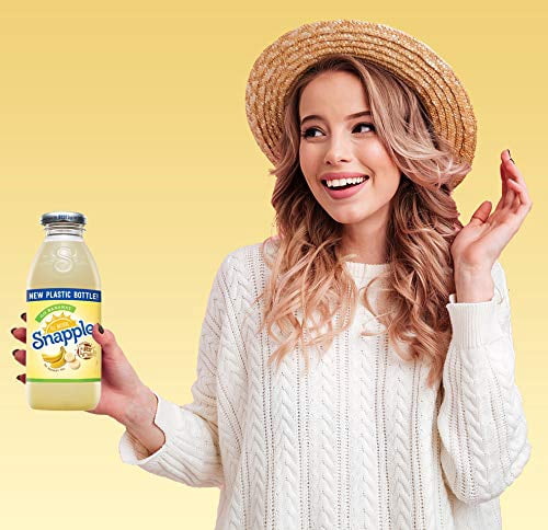 Snapple - Go Bananas - 16 fl oz (12 Plastic Bottles), Natural Antioxidants and Filtered Water, All Natural
