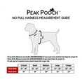 thumbnail image 2 of Peak Pooch No Pull Dog Harness for Small Dogs Black, 16-18" Chest XS Dog Vest, 2 of 3