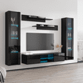 thumbnail image 3 of Fly AB2 33TV Wall Mounted Floating Modern Entertainment Center, 3 of 5