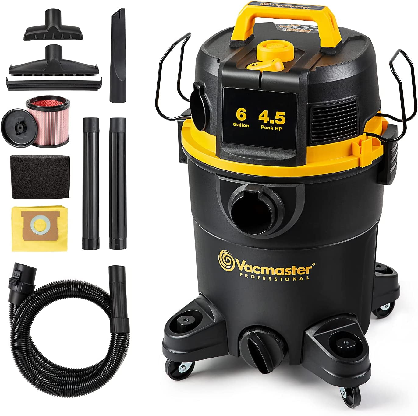 Stinger Wet/Dry Vacuum w/ Hose Shop, Garage, Car, House, Holds 2.5