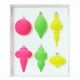 thumbnail image 1 of Adornos Navideños Asimétricos de Terciopelo Moca (Paquete de 6) | Bolas Decorativas de Flocado Suave para Decorar El Árbol | Decoraciones Navideñas Versátiles para Coronas, Guirnaldas y Centros de Me, 1 of 1