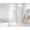 Chrome, variant on Vela 30.5 in. x 78 in. Glass Shower Panel Single Fixed Panel