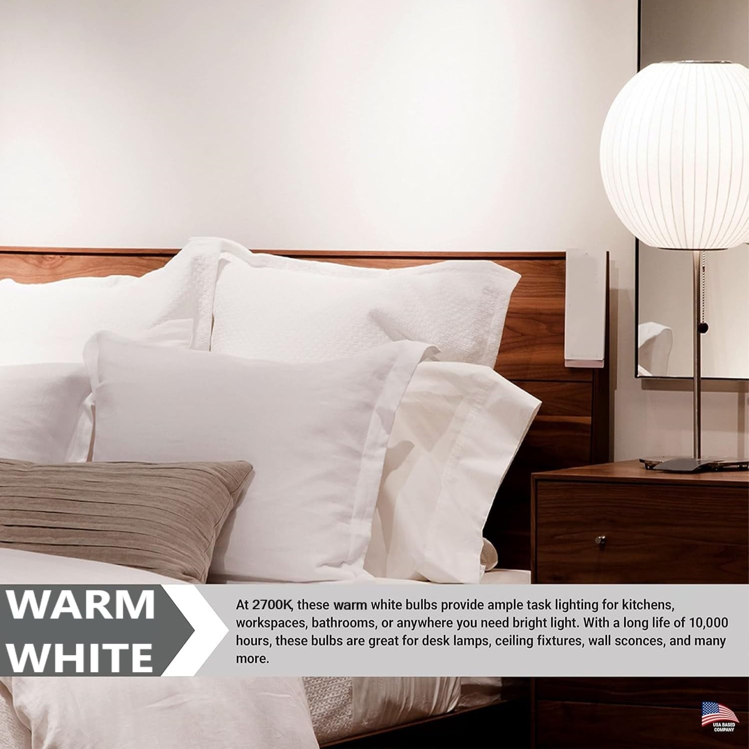 Diodesy- Pack of 3 SMS5/27K CFL Mini Spiral Light Bulb, T2 Compact Fluorescent Bulb, 5W (25W Equiv.), Dimmable 2700K Warm White, E26 Medium Base, for Kitchen/Bedroom/Office, 300 Lumens, UL Listed
