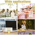 thumbnail image 7 of 14Pcs Place Card Holder Table Aluminum Number Holders Stands Column Picture Photo Holders for Wedding Party Birthday Restaurants Banquets Golden 35x30mm, 7 of 7