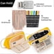 thumbnail image 2 of Large Capacity Pencil Case, Marker Pen Case, Simple Stationery Bag, School and Office Organizer for Teens and Girls - Yellow, 2 of 5