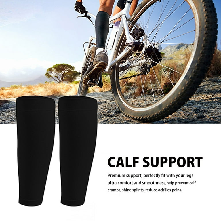 Cheers.US 2Pcs Calf Compression Sleeves Leg Compression Socks for Runners  Shin Splint Varicose Vein & Calf Pain Relief Calf Guard Great for Running  Cycling Maternity Travel Nurses 