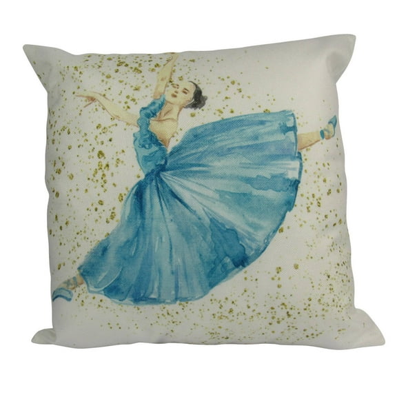 Turquoise | Ballerina | Jump | Dancing | Ballerina Decor | Ballerina Gift | Pillow Cover | Throw Pillow | Girls Gift | Dancer | Room Decor
