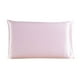 thumbnail image 3 of Funda de almohada de seda de morera Funda de almohada transpirable de 2 lados Funda de almohada de color sólido para la piel del cabello, Rosa, 51x36cm kenally HA003379-05, 3 of 7