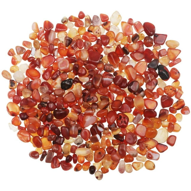 Piedra de ágata roja, grava, cristal natural, piedra preciosa de cuarzo para decoración del hogar, relleno de florero, fondo de piscina, decoración en maceta (aproximadamente 300 g/bolsa) Rojo Verde