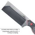 thumbnail image 4 of CRKT Razel Fixed Blade Knife with Sheath: D2 Blade Steel with Plain Edge, Micarta Handle, 4037, 4 of 6