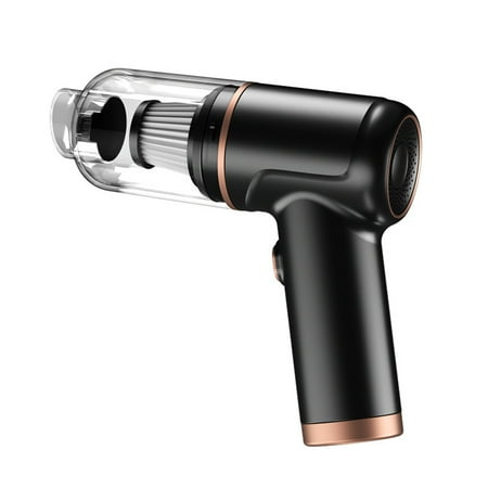 

Gallickan Handheld Cordless Vacuum Cleaner Powerful Suction Power For Cars/RVs/Trucks HEPA Filtration And Easy Cle-ar Collection Bin USB Charging Cable Included