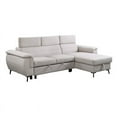 thumbnail image 6 of Lexicon Cadence Microfiber Reversible Sectional Sofa in Beige, 6 of 9
