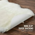 thumbnail image 6 of Super Area Rugs, Sheepskin Rug, Sheep Skin Throw Rug - Use as Decor or Seat Cover - All Natural Color, 2ft. X 3ft., 6 of 10