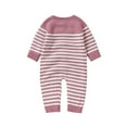 Afdoent Baby Boy Romper Baby Knit Romper Long Sleeve Boys Sweater