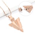 thumbnail image 3 of Cremation Jewelry for Ashes Stainless Steel Urn Pendant Necklace for Men's Cool Spearpoint Arrowhead Memorial Keepsake Ash Jewelry, 3 of 7