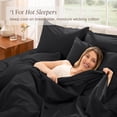 thumbnail image 5 of Bare Home Organic Percale Sheet Set - 100% Organic Cotton - Queen, Black, 5 of 10