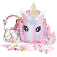thumbnail image 5 of sixwipe 13Pcs Little Girl Unicorn Purse Set, Cute Kids Purse Crossbody Bags with Kids Dress Up Jewelry Set Pretend Play Accessories, Birthday Presents Unicorn Gifts Toy for Girl, Toddler, 5 of 8