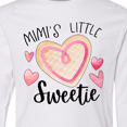 thumbnail image 4 of Inktastic Mimi's Little Sweetie with Heart Cookie Long Sleeve Youth T-Shirt, 4 of 5