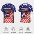 thumbnail image 6 of Omeoer Funny Gaming Meme T-Shirt for Men and Women, Game Controller Graphic Tee with American Flag Design, Short Sleeve Casual Shirt, 6 of 7