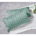 thumbnail image 2 of Home Soft Things Super Soft Decorative Pillow Covers, Set of 2, Jadeite, 14" x 26", 2 of 3
