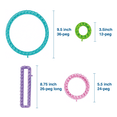 thumbnail image 3 of Hello Hobby Assorted Plastic Knitting Loom Kit, 6-Piece Set, 3 of 11