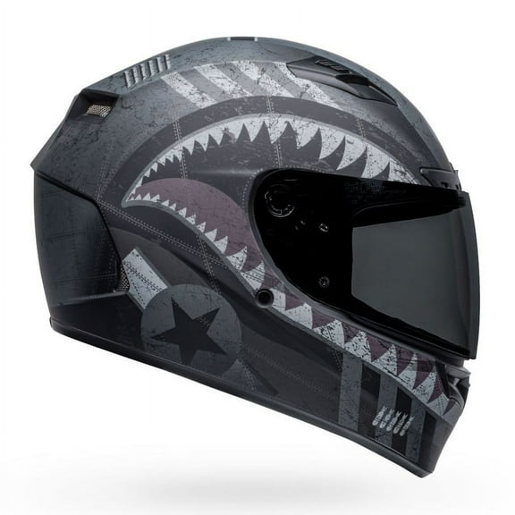 Bell Helmets Qualifier DLX MIPS Devil May Care Helmet (Medium, Matte Black/Gray)