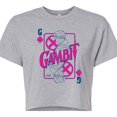 thumbnail image 3 of Marvel X-Men - Gambit Playing Card - Juniors Cropped Graphic T-Shirt, 3 of 5