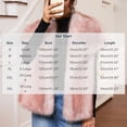 thumbnail image 4 of LWFFDAW Women's Faux Fur Vest Wide Collar Sleeveless Plush Jacket Fall Winter Warm Loose Outerwear with Pockets, 4 of 6