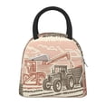 thumbnail image 1 of Balery Combine harvester working with tractor Bolsa de Almuerzo para Mujeres, Caja de Almuerzo, Bolsa de Almuerzo Pequeña Impermeable, Tote de Almuerzo Reutilizable con Gran Capacidad, 1 of 6