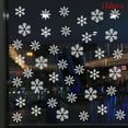 thumbnail image 2 of White Snowflakes 4-Sheet Christmas Window Clings Snowflakes Window Decals Static Window Stickers, 2 of 6