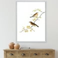 thumbnail image 2 of Designart 'Little Birds Sitting On The Tree Branches II' Traditional Framed Canvas Wall Art Print, 2 of 5