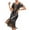 DT-Gold, variant on DailyTrove Women's Short Sleeve Embroidered Flapper Dress, Art Deco Print, Roaring 20s & Formal Event Wear, Elegant Fit