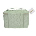 thumbnail image 6 of Conair Train Case Quilt 2pc Sage Green Cosmetic Bag, 6 of 7