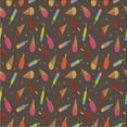thumbnail image 1 of Ahgly Company Machine Washable Indoor Square Transitional Dark Almond Brown Area Rugs, 3' Square, 1 of 1