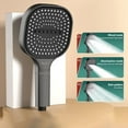 thumbnail image 3 of Steadline Square Pressurized Shower Head with 3 Spray Modes - Microporous Technology for Enhanced Water Pressure with Easy Installation for All Bathrooms, 3 of 5