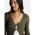 thumbnail image 4 of No Boundaries Lace Trim Cardigan, Women's XXS-XXL, 4 of 5