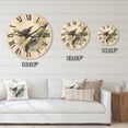thumbnail image 4 of Designart 'Ancient Birds In The Wild V' Traditional Wood Wall Clock, 4 of 5