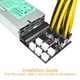 thumbnail image 4 of Kuymtek Minería 1200W PSU Breakout Board 12 puertos ATX 6 Pin para DPS-800GB 1200FB 1200QB A, 4 of 9