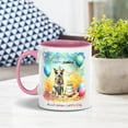 thumbnail image 2 of Happy Birthday to Australian Cattle Dog Kitten Party Balloons Cake 11oz Accent Two-tone Mug Heeler Lover Gifts Coffee Tea Cup - 00027, 2 of 5