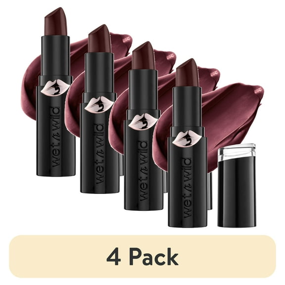 (4 pack) wet n wild Mega Last Matte Lip Color - Cherry Bomb