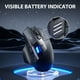 thumbnail image 3 of Ratón inalámbrico ergonómico INPHIC A9 Explorer Bluetooth 5.0 RGB 2400 DPI, 3 of 6