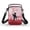 Christmas, variant on Zebra Stripe Pattern Adjustable Shoulder Strap Shoulder Bag, Polyester Crossbody Bag for Adults