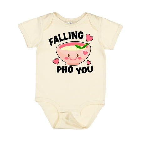 

Inktastic Falling Pho You with Cute Pho Bowl Gift Baby Boy or Baby Girl Bodysuit