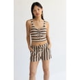 thumbnail image 3 of Ragstock Crochet Stripe Shorts, 3 of 4