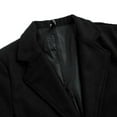 thumbnail image 6 of oqasdz Mens Suit Jacket Woolen Solid Color Plus Size Slim Fit Comfortable Knee Length Windbreaker formal Coat Top,Size L, 6 of 8