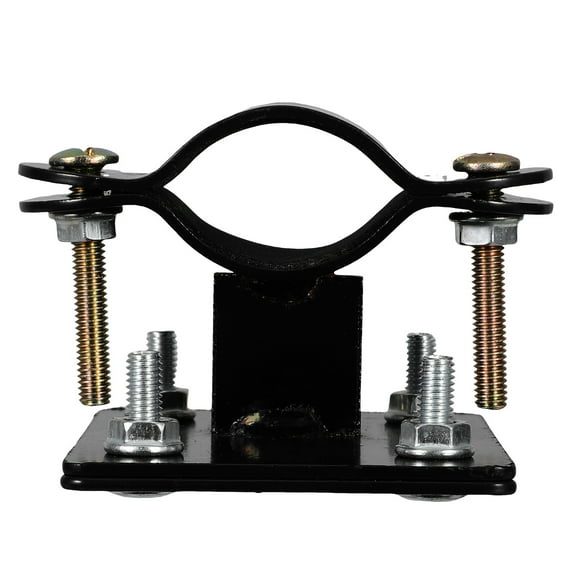 LOLIPPYY Universal Black Metal Front Bike Basket Holder for Secure Cargo Carry and Easy Mounting