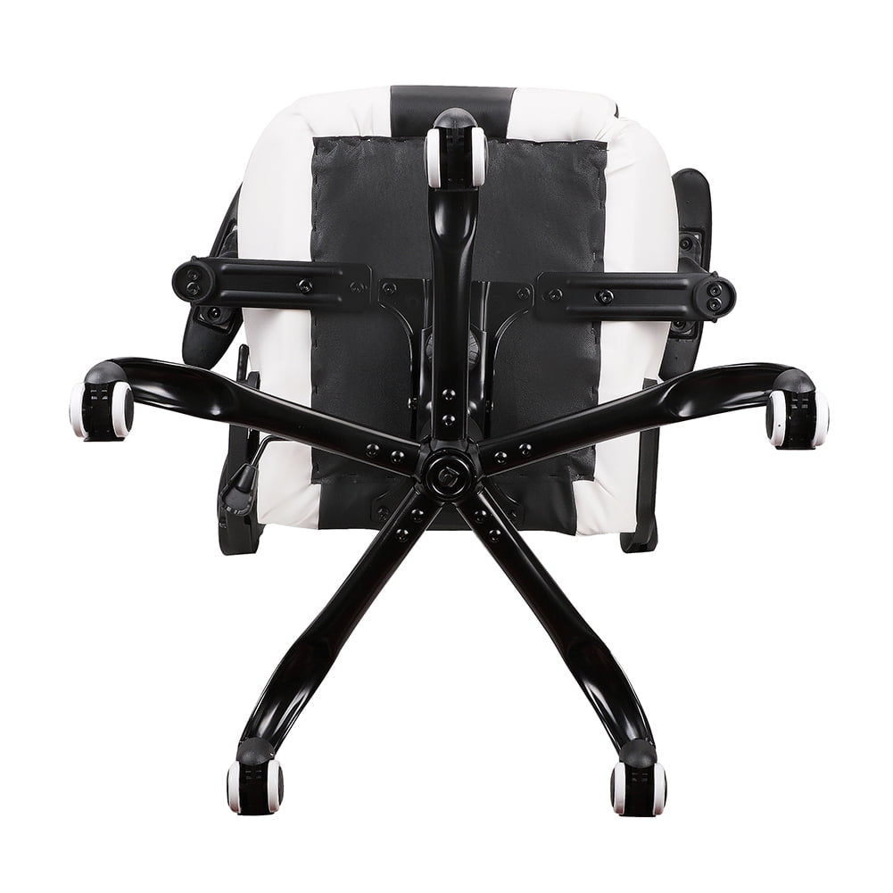 Kepooman Gaming Chair Computer Game Chair Office Chair Ergonomic High Back PC Desk Chair, Height Adjustment Swivel Rocker with Headrest and Lumbar Support Lumbar Pillow, White Kepooman Gaming Chair Computer Game Chair Office Chair Ergonomic High Back PC Desk Chair, Height Adjustment Swivel Rocker with Headrest and Lumbar Support Lumbar Pillow, White