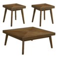 thumbnail image 1 of Westerly 3-piece Square Coffee and End Table Set Walnut, 1 of 12