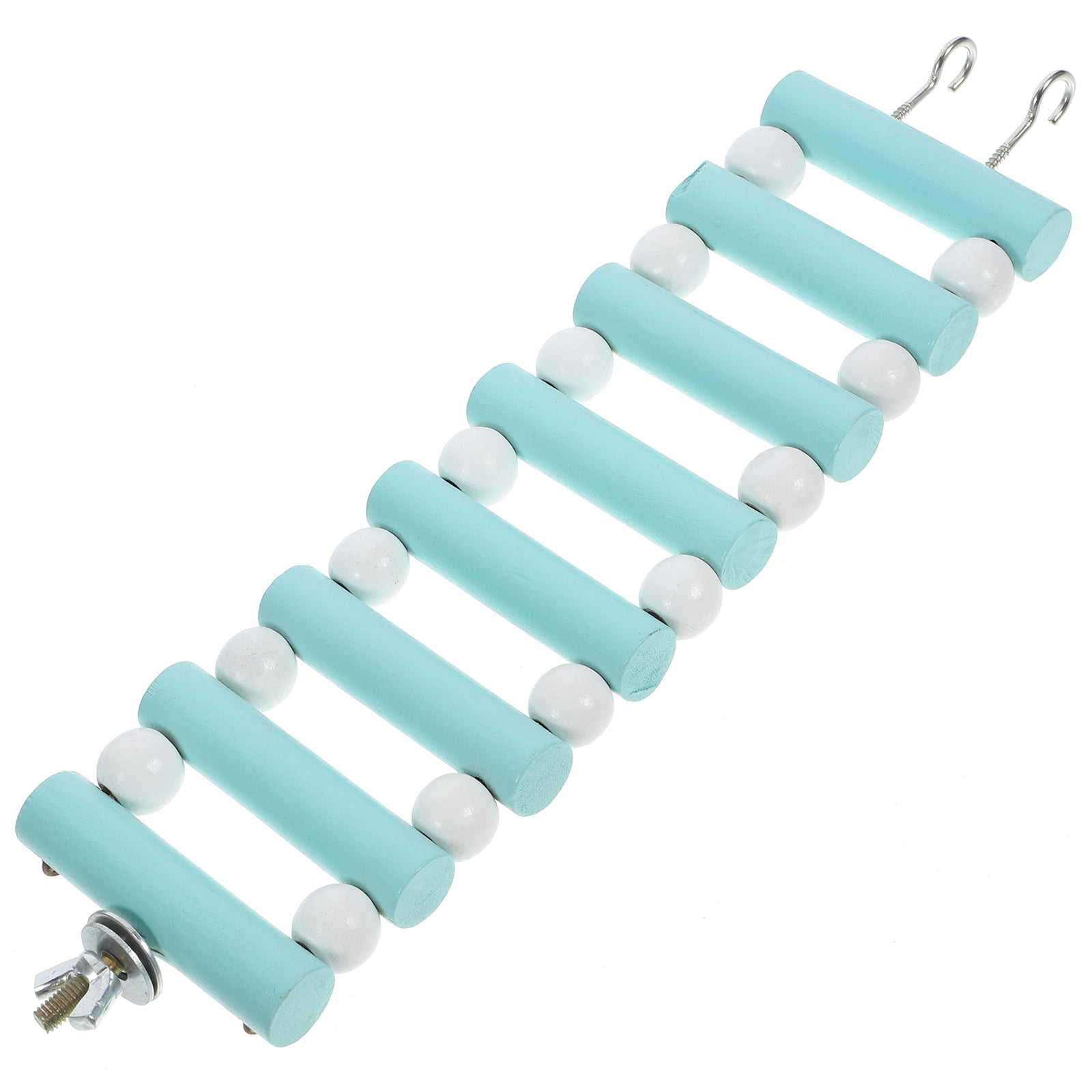Luxshiny Chinchilla Ladder Toys Wood Pet Ladder for Small Animals 1 Set