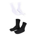 thumbnail image 1 of Men Women Flops Toe Socks Striped Tabi Socks, 1 of 8